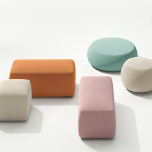 Two-seat Pix ottoman 37.4 inches across