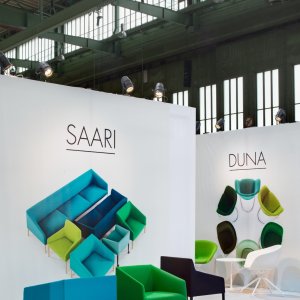 A complete Saari lounge zone by Arper