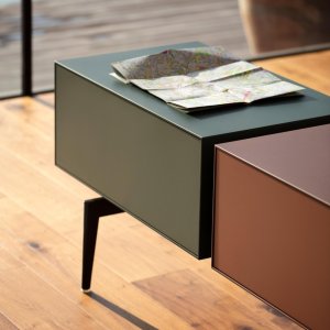 Semiton in textured lacquered MDF color combination