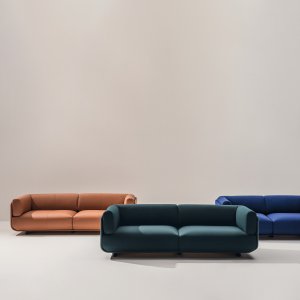 End module 1.5 seater of the Shaal system by Arper