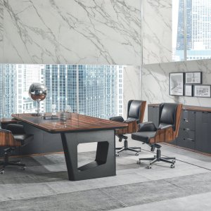 Avatar executive desk by i4Mariani in a corner office