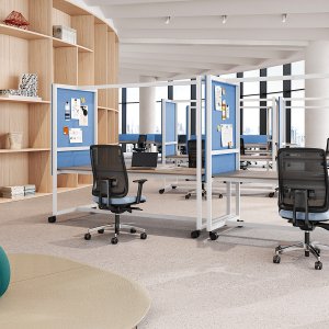Be.1 bench run along a central building core