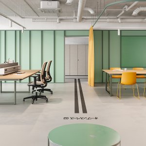 Be.1 Nomad Table on braked castors