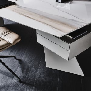 Nasdaq 215x100 cm with the drawer unit on the left