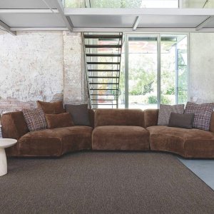 Cloud sectional with its 65-inch chaise on the left-hand side