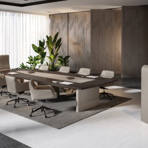 Waiting area furnished with Mithos pieces