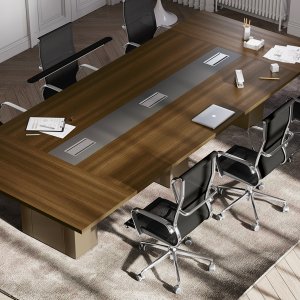 Power and data outlet on the GO meeting table