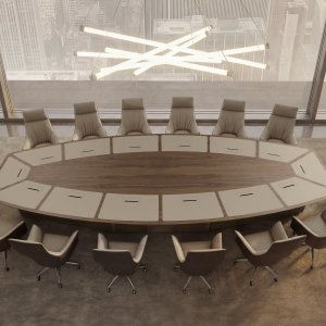 Technical drawing showing 236 1 4 inches of table length