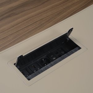 Cabinet base with doors around the perimeter