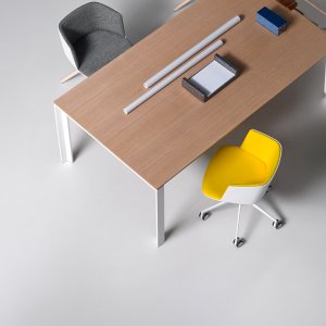 Black Cut by Francesco Rota in a video call corner