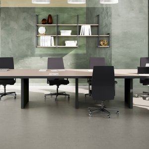 Texture Calacatta glass top of D1
