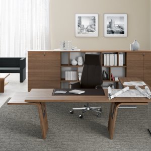 Desk with extension