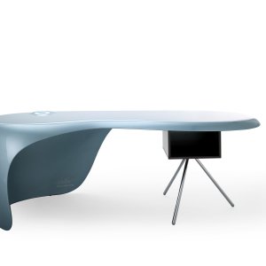 Desk measuring 220 by 103 centimetres
