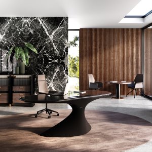 Zero designer desk by Karim Rashid for Della Rovere