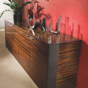 Black painted glass top on the desk