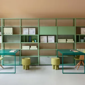 Semi-gloss painted steel of the Dieffebi Line System