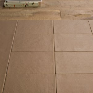Covered patio with Bas-Relief wall cladding