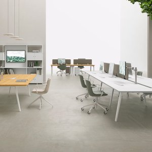 E-Place service unit with sliding doors and Trevira CS cushion