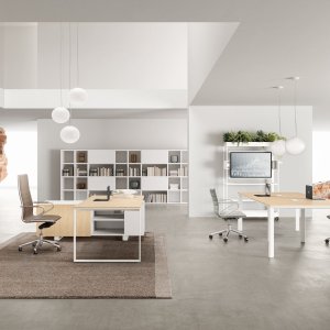 Executive office furnished with the Planeta collection