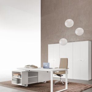 Modern executive desk Planeta by DVO with stoneware top