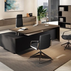 Elite executive floor by Las Mobili and Progetto CMR — desk, boardroom and storage in one language