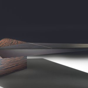 RAL lacquered Euclideo desk in a contemporary executive office