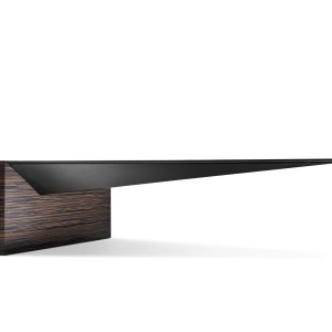 Euclideo low table 60 by 60 next to the executive desk