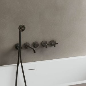 Brass body of the Icona faucet