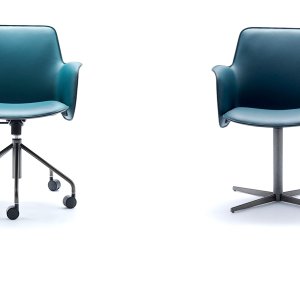 Flexible polyurethane padding of the Electa chair