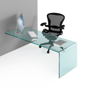 Rialto L by FIAM with a white lacquered drawer unit