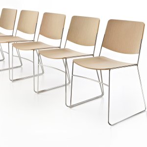 Sloping front edge of the Link seat