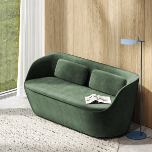Square pouf module of the Radar collection