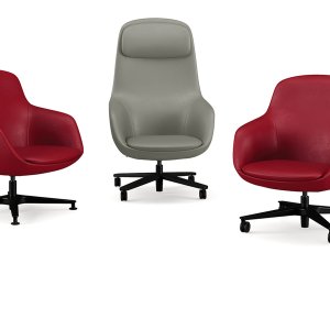 Radar armchair Small with a 26 inch backrest