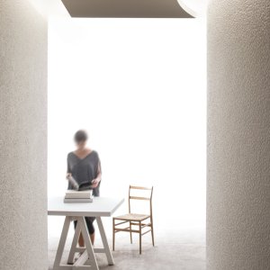 Executive office accent wall in Phenomenon