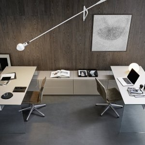 Executive desk Air Desk designed by Pinuccio Borgonovo