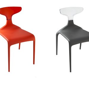 Oval tube frame of the Cyber Punk stool