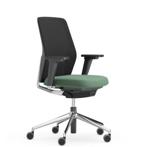 Cold-foamed seat with polypropylene insert