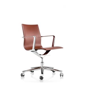 Closed aluminum armrest