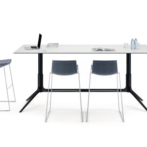 Folding NoTable with castors