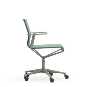 Fabric-covered Stick Chair meeting chair
