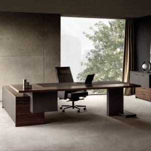 Inca executive desk and service cabinet by i4Mariani