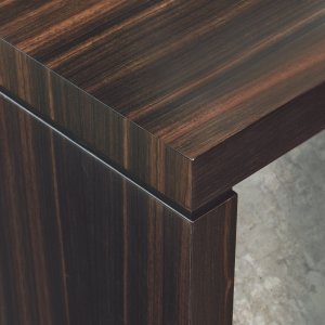 Side panel of a Kefa pedestal in leather