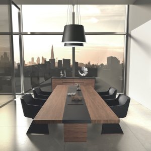 Low table in the executive lounge area