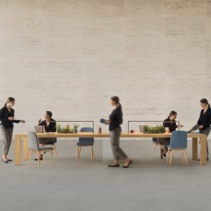 Kyo Sit to Stand desk raised for standing work