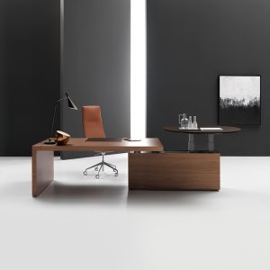Total black lacquered Kyo conference table