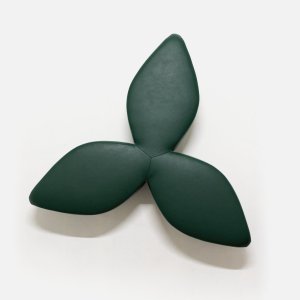 Trapezium ottoman Waves, 15 inches high