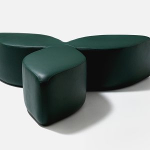 Trio ottoman Waves in one piece