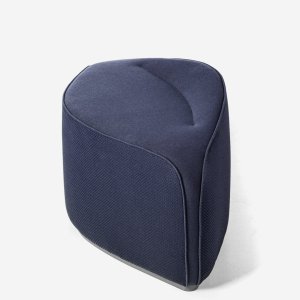 Parallel ottoman Waves with backrest