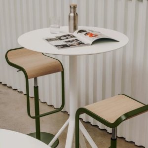Fabric seat of the LEM bar stool