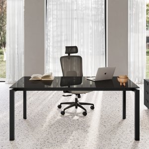 5th Element gantry team table with two aluminum top accesses